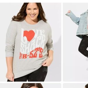 Torrid B52s sweatshirt size 2